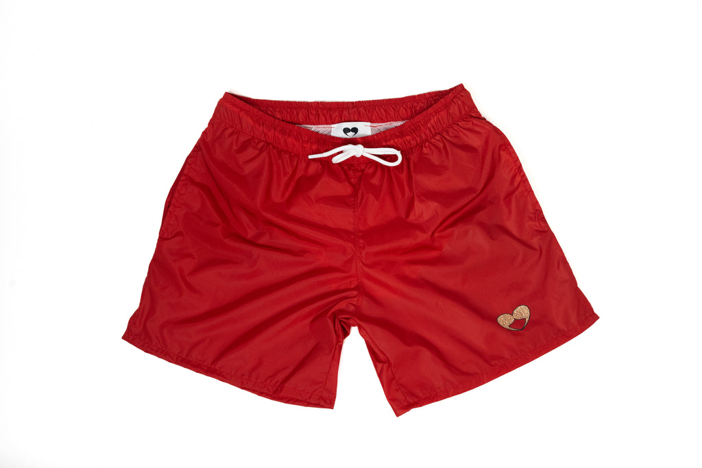 Men red and leopard