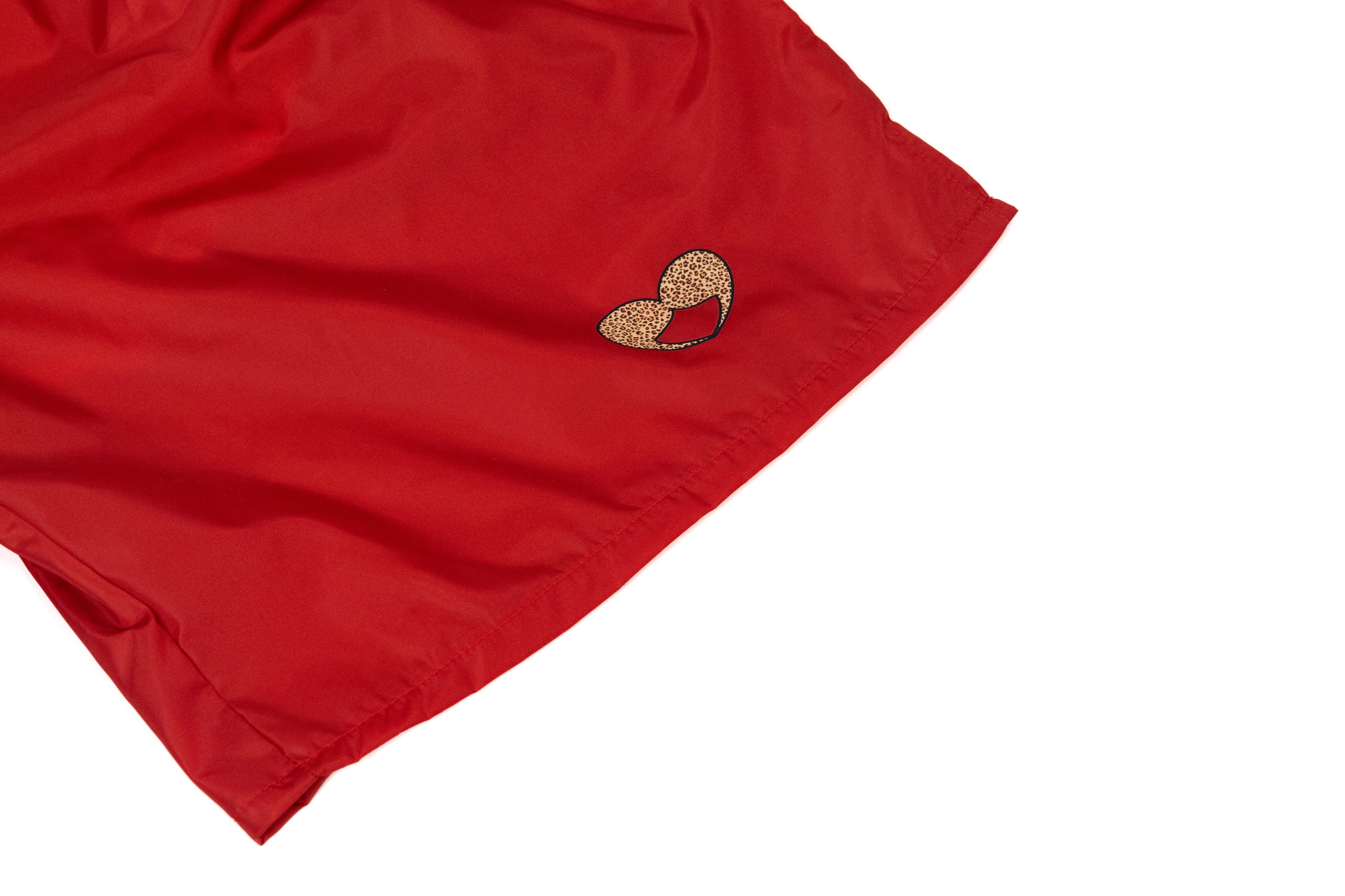 Men red and leopard
