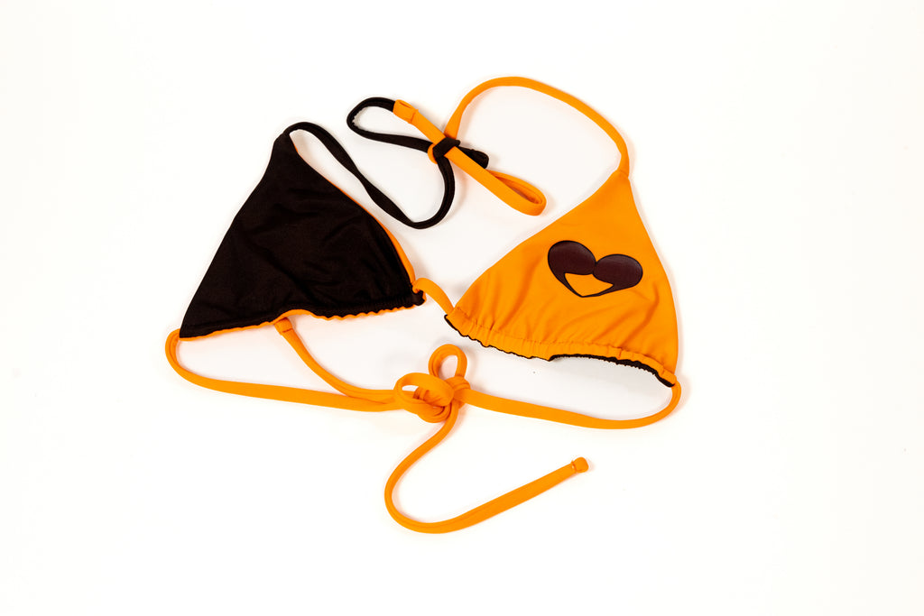 Women brown and orange