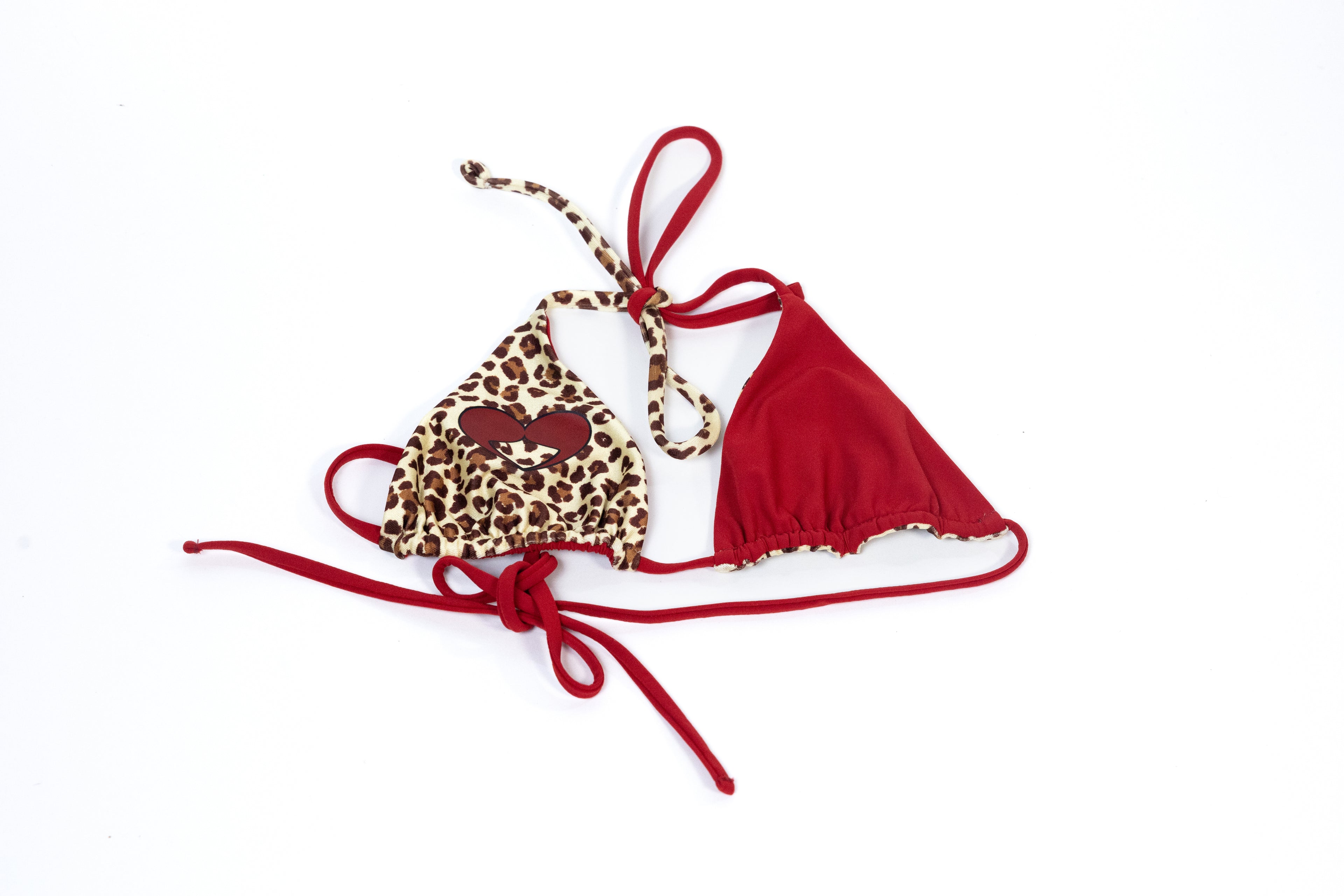 Women red and leopard