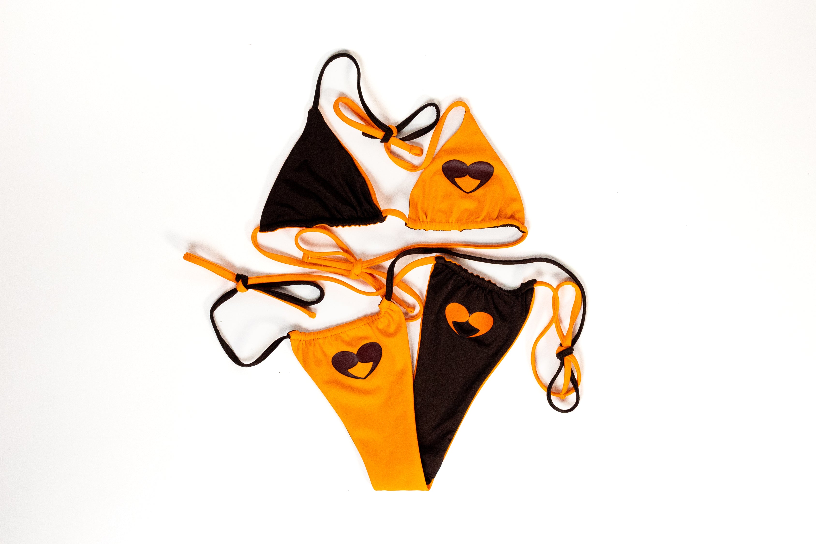 Women brown and orange